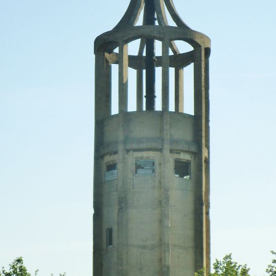 Entlüftungsturm der ehem. Klärschlammanlage Wiederitzscher Weg
