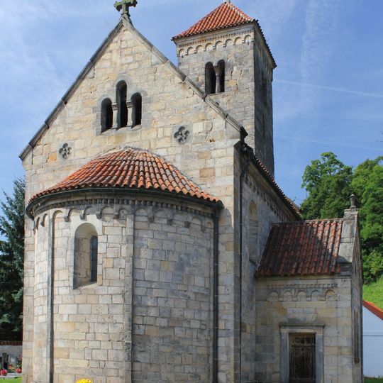 Romanesque church in Mohelnice nad Jizerou