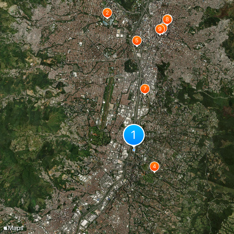 EAFIT University Map