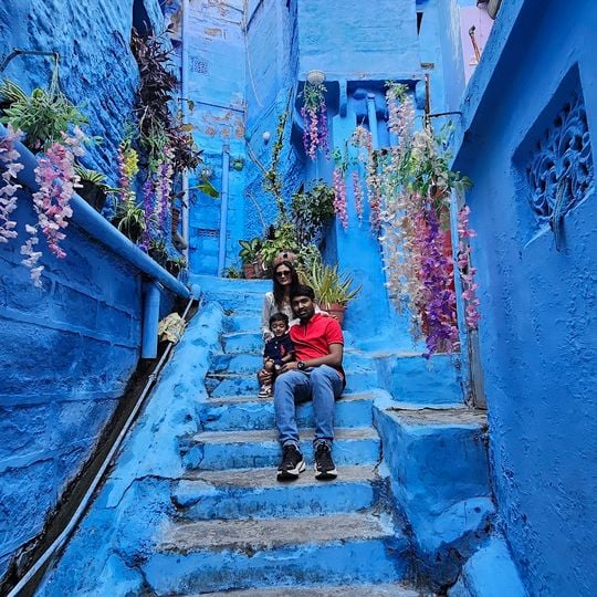 Vicolo della città blu