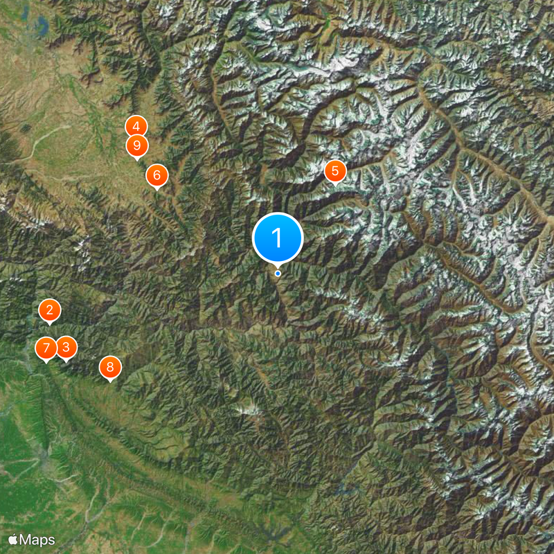 Kishtwar district Map