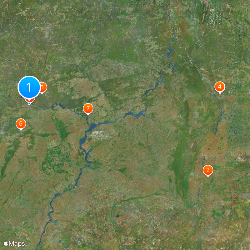 Distrito federal del Volga Mapa