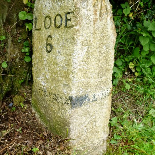 Milestone 250 Metres To South Of Tregavithick Farm