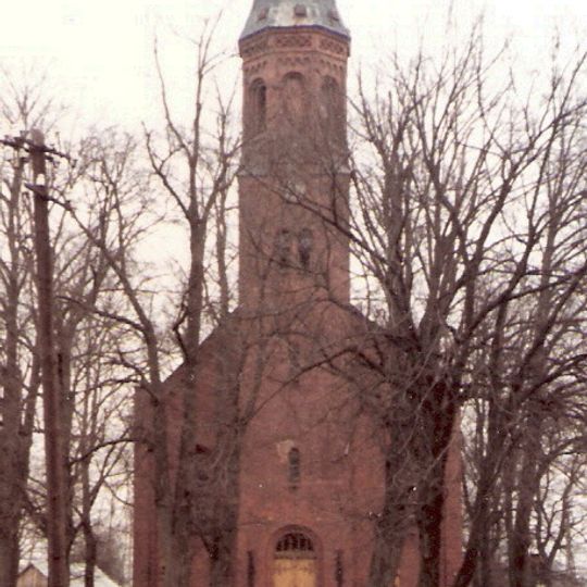 Kościół ewangelicki, ob. rzym.-kat. Podwyższenia Krzyża w Słowinie