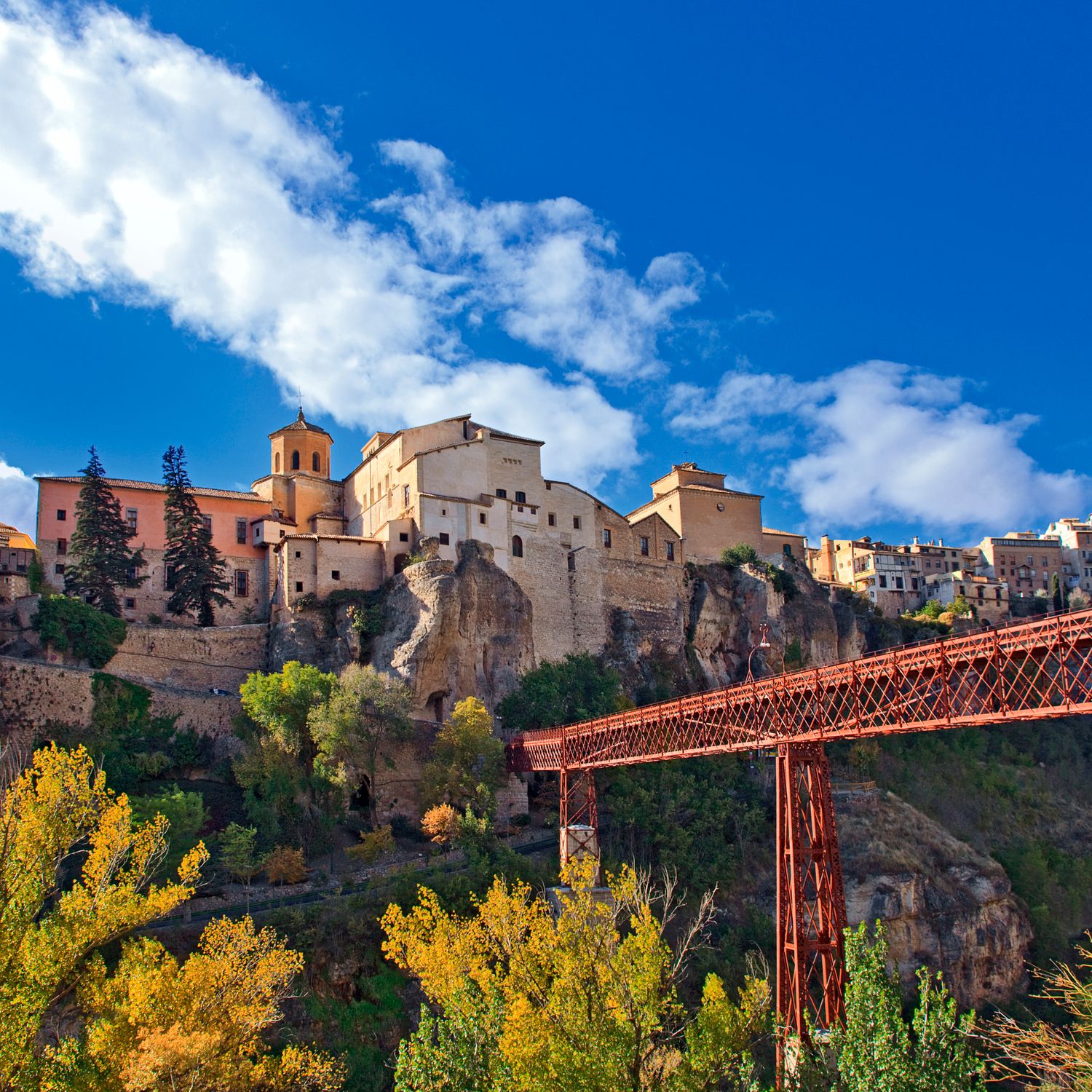 San Pablo Bridge - Metallbrücke in Cuenca, Spanien