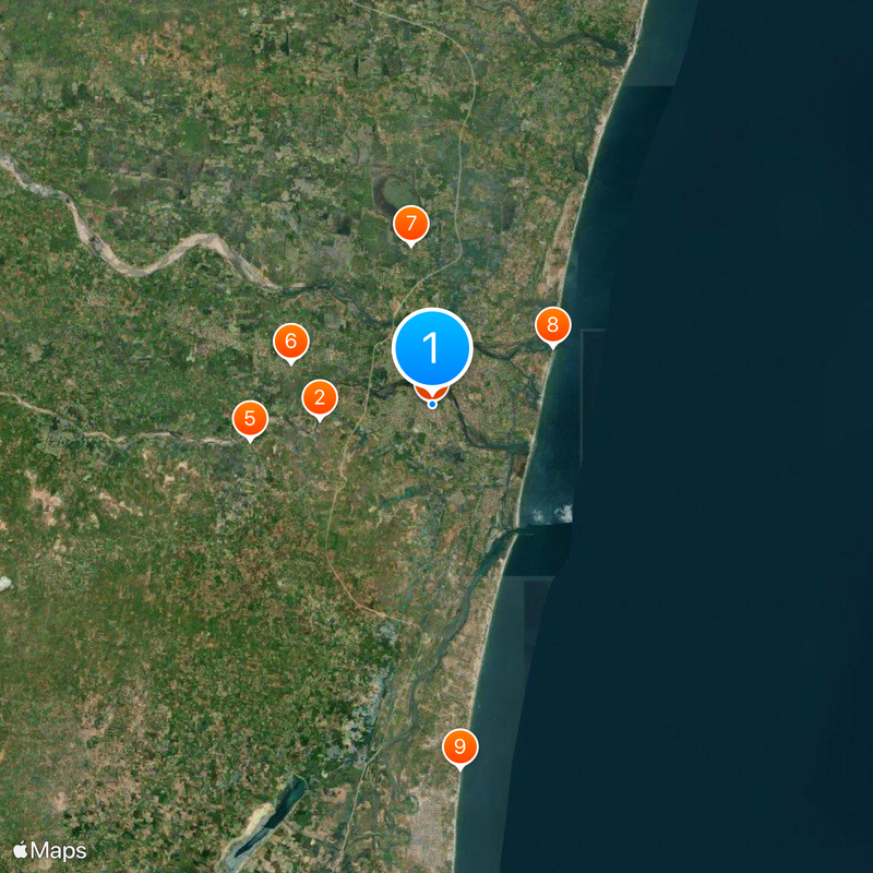 Cuddalore district Map