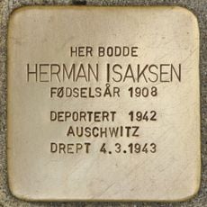 Stolperstein für Herman Isaksen