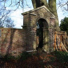 Archway To Former Pitt House Garden In Woodland Approximately 5 Metres East Of Road