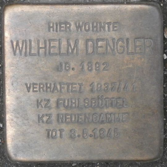 Stolperstein für Wilhelm Dengler