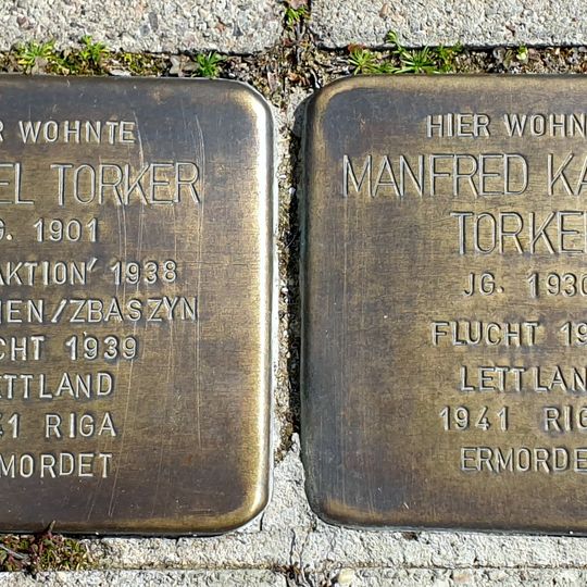 Stolperstein dedicated to Nechuma Mamcia Torker