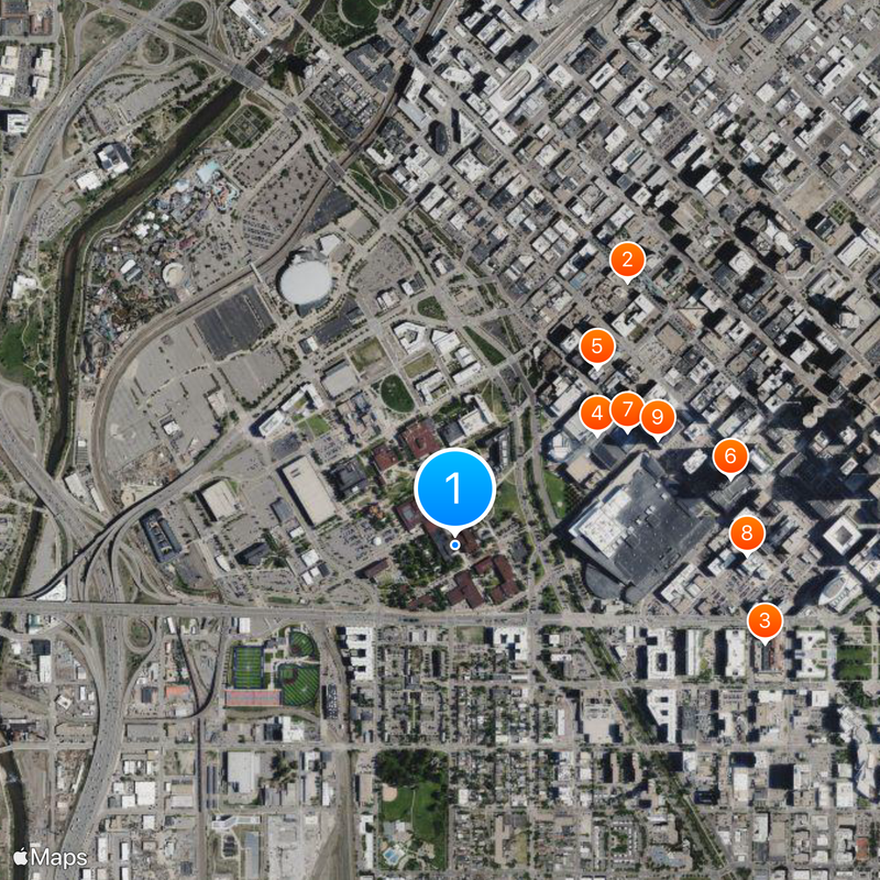 Metropolitan State University of Denver Map