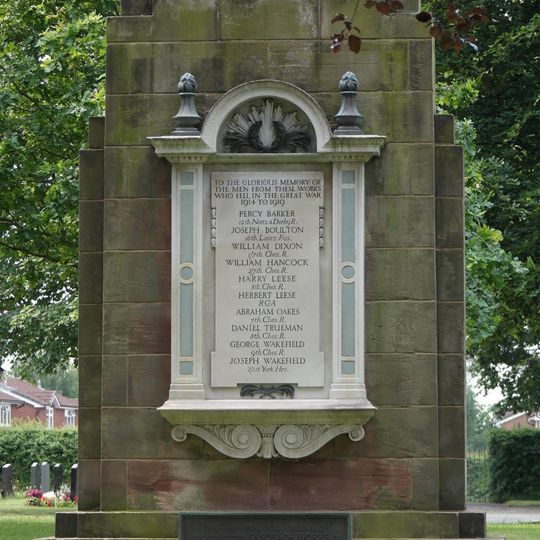 Brunner Mond Sandbach Works War Memorial