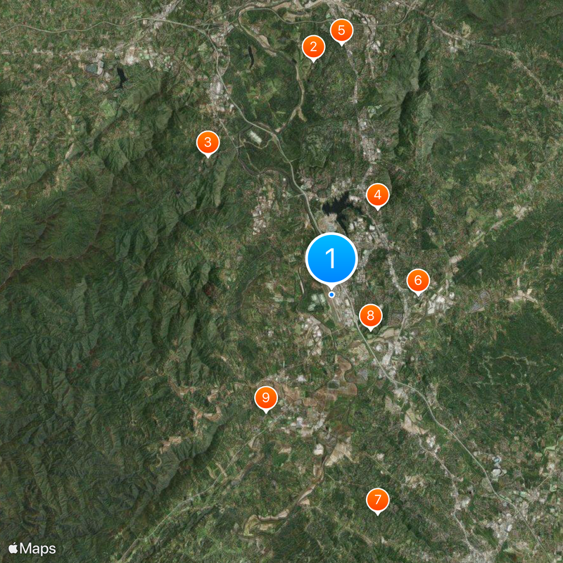 Asheville Map
