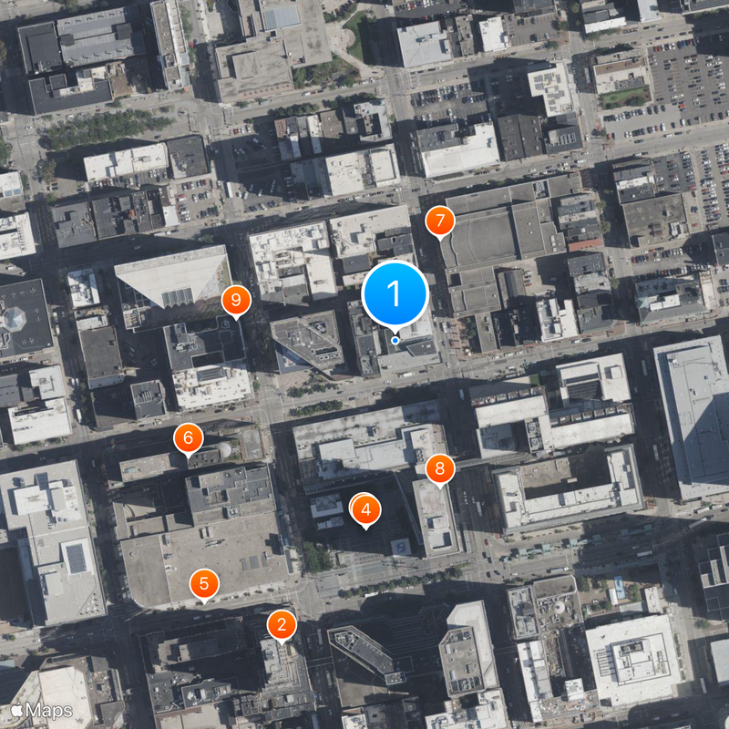 Centre d'art contemporain Rosenthal Carte