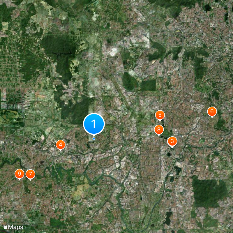 Sultan Salahuddin Abdul Aziz Mosque Mappa