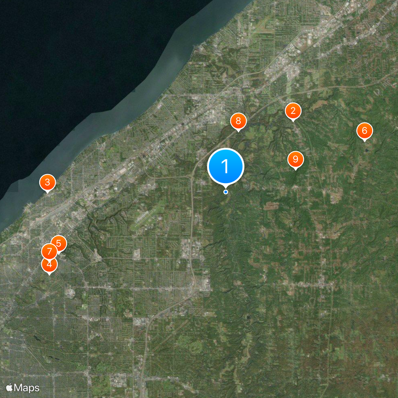 Castillo de Squire Mapa