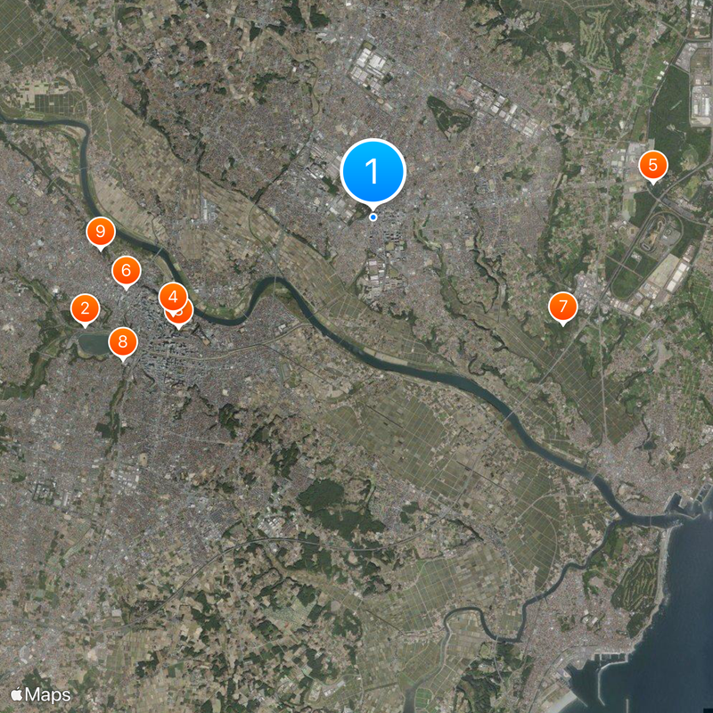 Katsuta Station Map