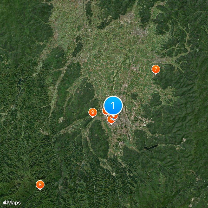 Yonezawa Castle Mapa