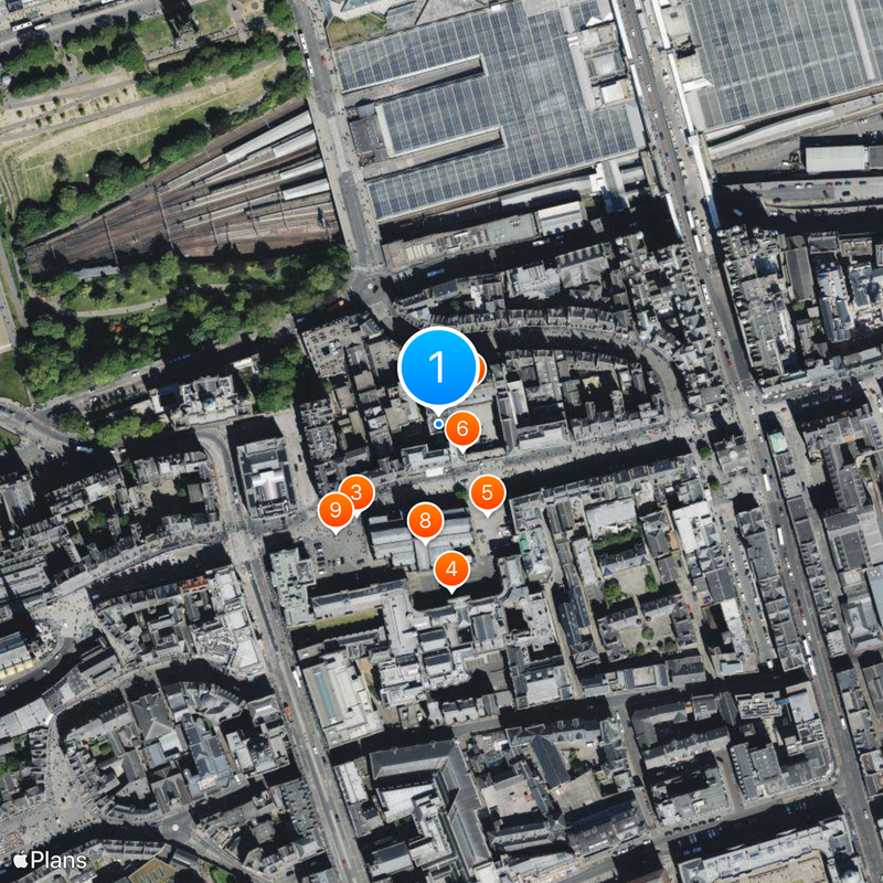 Mary King's Close Carte