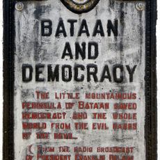 Bataan and Democracy historical marker