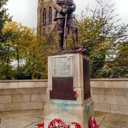War memorial to front of Church of St Paul