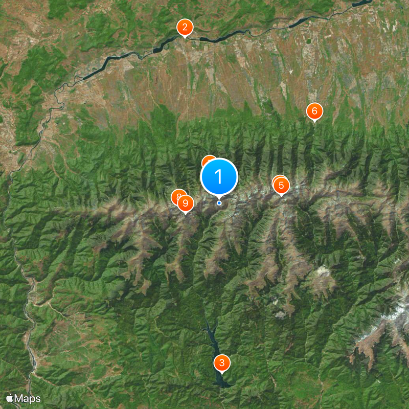 Transfăgărășan Map
