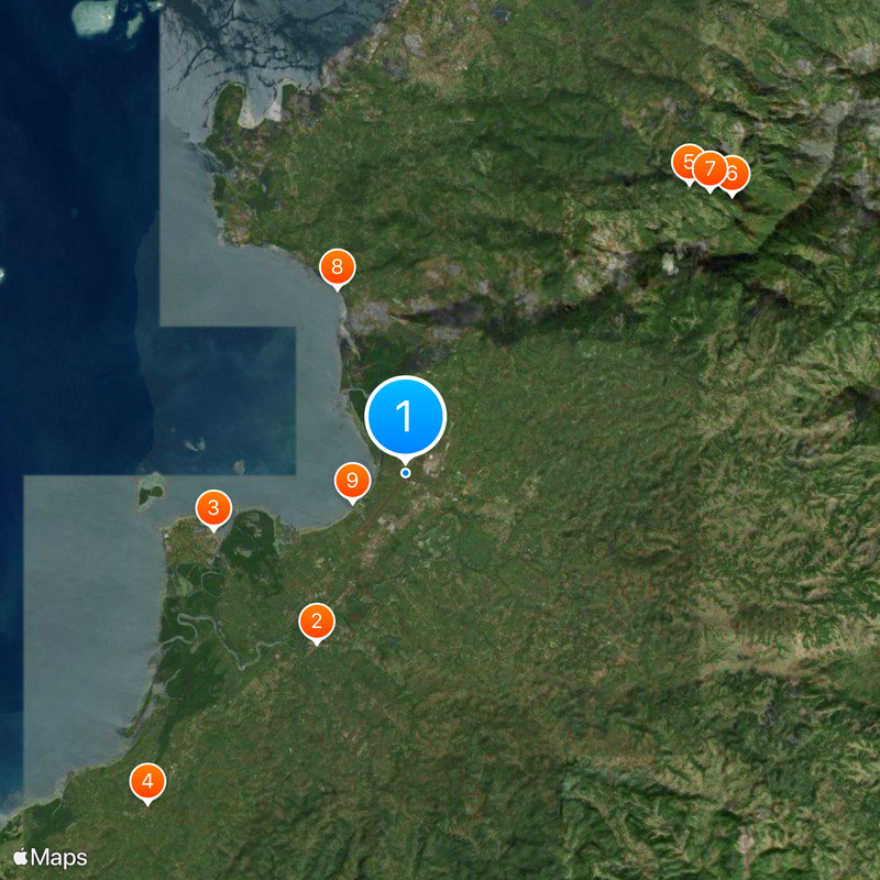 Aeropuerto Internacional de Nadi Mapa