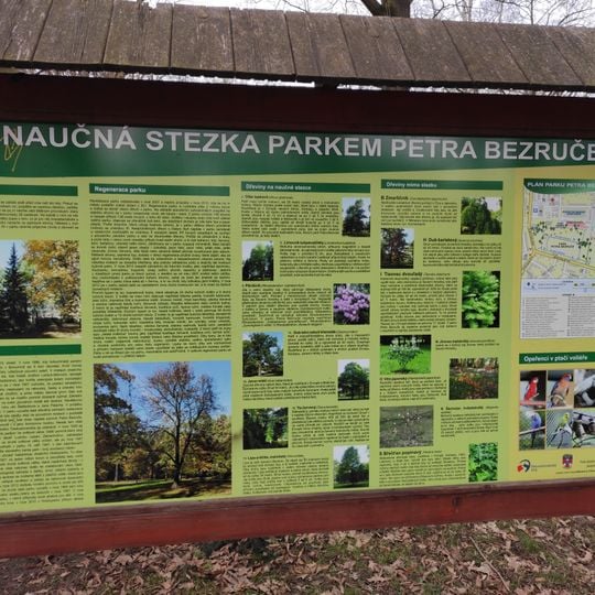 Category:Educational trail in Park Petra Bezruče