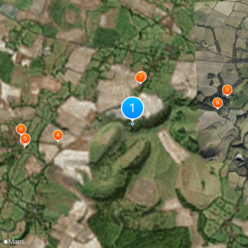 Géant de Wilmington Carte