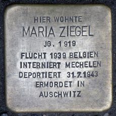 Stolperstein en memoria de Maria Ziegel