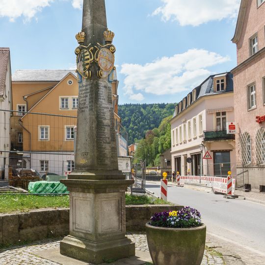 Kursächsische Postmeilensäule Königstein