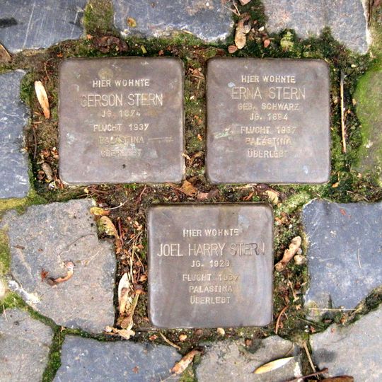Stolperstein en memoria de Gerson Stern