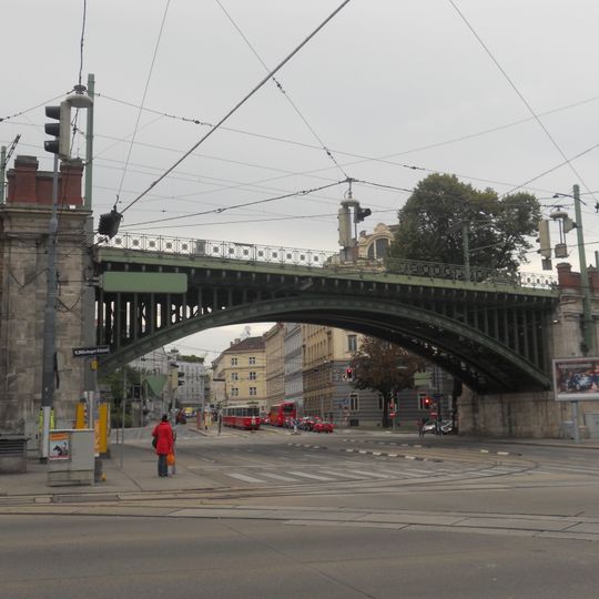 Ehem. Stadtbahn – Teilbereich der heutigen U6 in der KG Alsergrund
