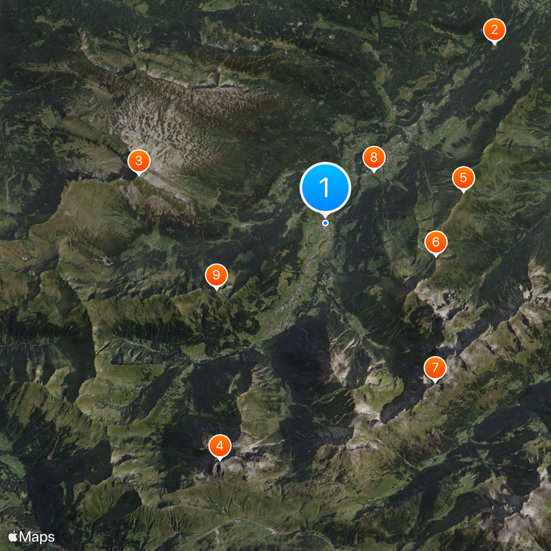 Kleinwalsertal Kaart