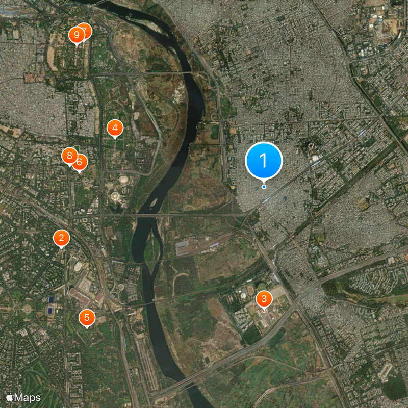 Laxmi Nagar Map