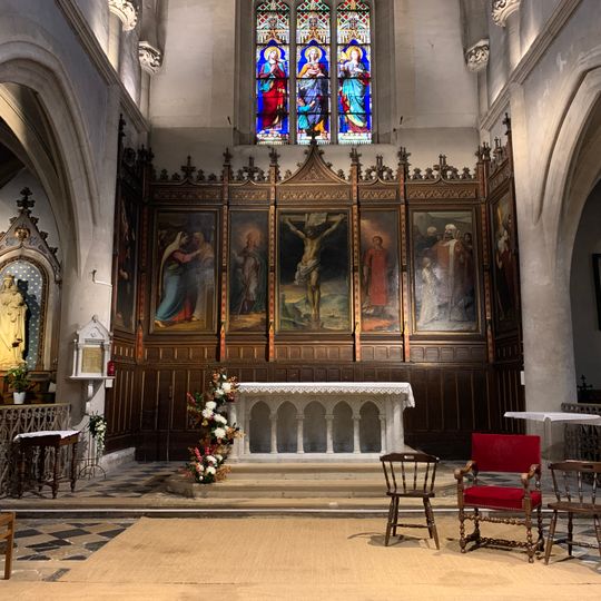 Retable du maître-autel de l'église Saint-Germain-l'Auxerrois de Fontenay-sous-Bois