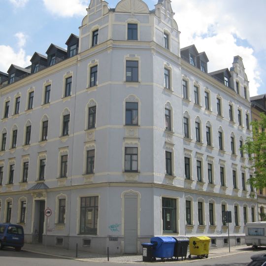 Mietshaus in geschlossener Bebauung in Ecklage Gießerstraße 38