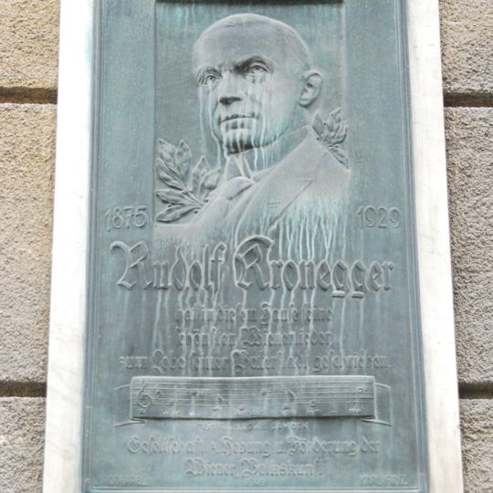 Gedenktafel für Rudolf Kronegger