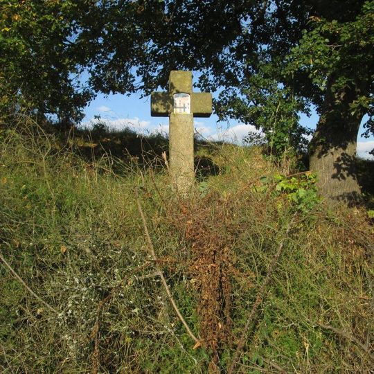 Kříž na křížové cestě u Počepic - 2. zastavení