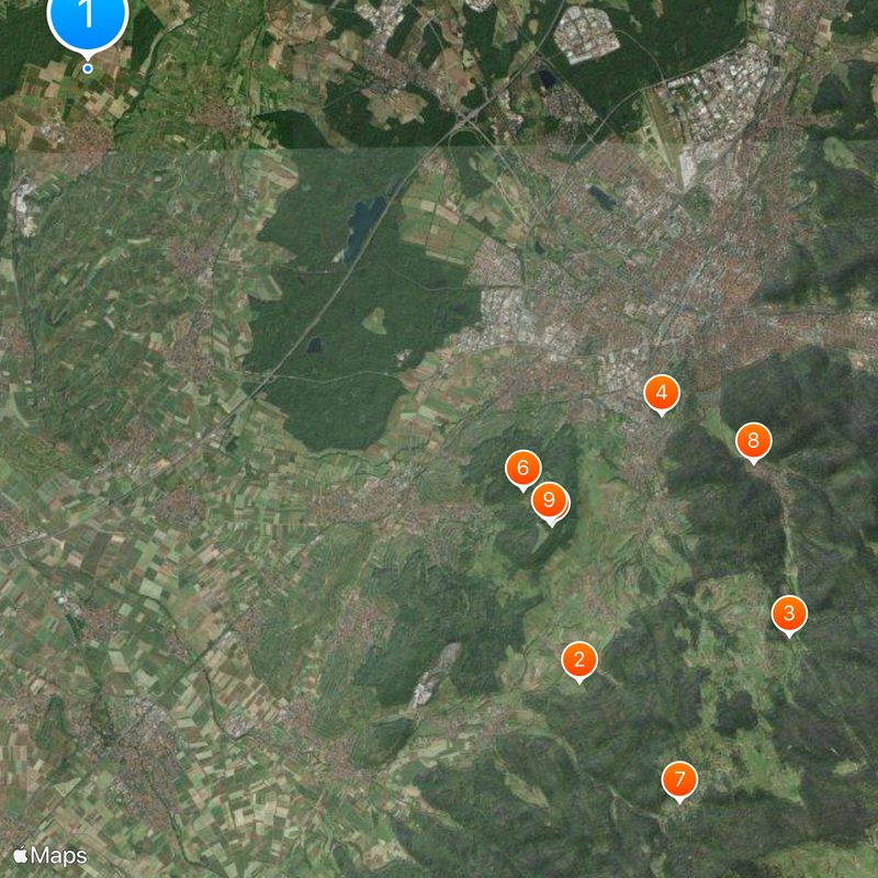 Brisgovia Mapa