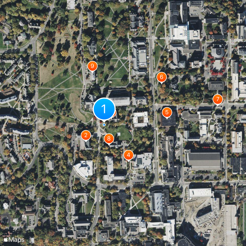 Cornell University Library Map