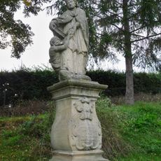 Socha svatého Martina v Manětíně