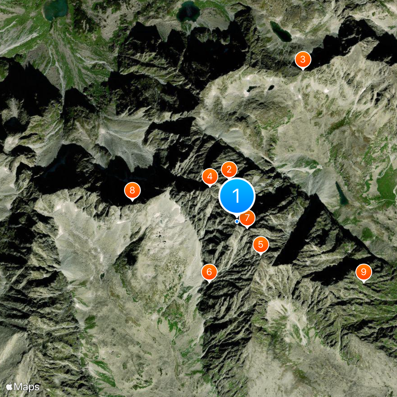 Gerlachovský štít Kaart