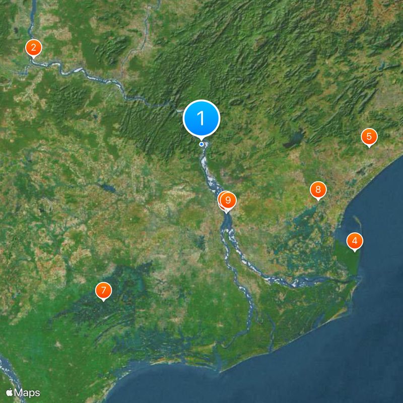 Polavaram Irrigation Project Map