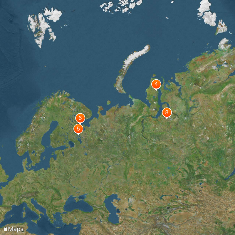 Autonomer Kreis der Tschuktschen Karte
