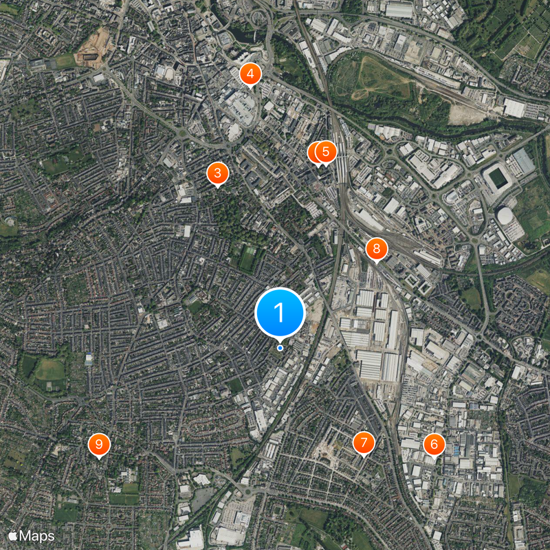 Baseball Ground Map