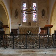 Clôture de choeur (grille de communion) à Chaudenay