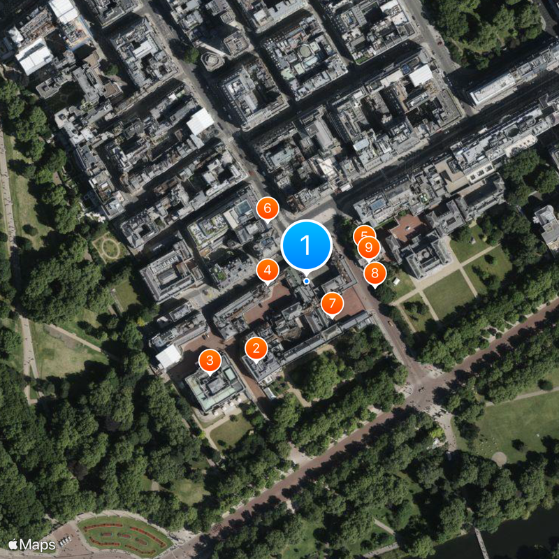 Palais Saint James Carte