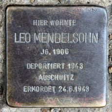 Stolperstein dedicated to Leo Mendelsohn