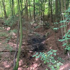 Stubensandsteinbruch mit Wasserfläche